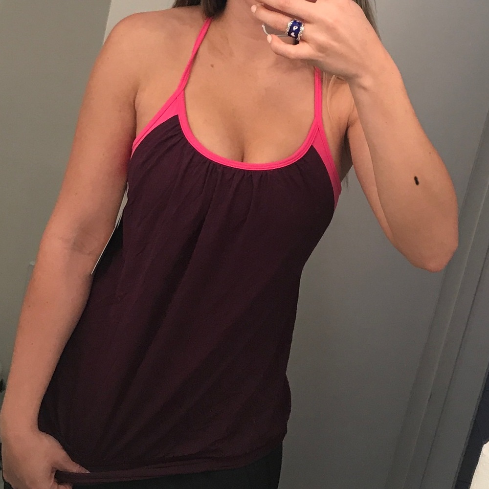 LuLuLemon Pink/Plum No Limit Tank Sz. 6